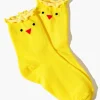 Girls Chick Graphic Crew Socks (Kids)