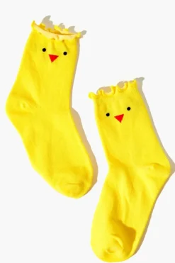 Girls Chick Graphic Crew Socks (Kids)