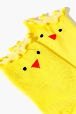 Girls Chick Graphic Crew Socks (Kids)