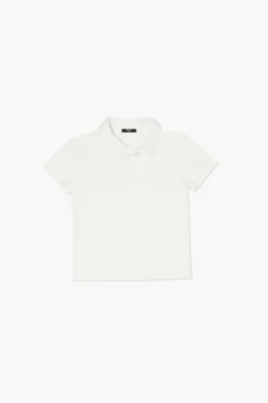 Girls Cotton-Blend Polo Shirt (Kids)