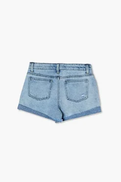 Girls Distressed Denim Shorts (Kids)