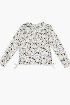 Girls Ditsy Floral Print Top (Kids)
