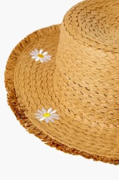 Girls Embroidered Floppy Hat (Kids)