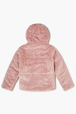 Girls Faux Fur Zip-Up Coat (Kids)