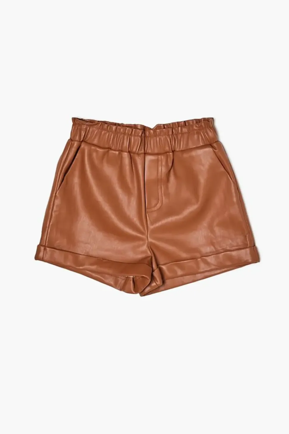 Girls Faux Leather Shorts (Kids)