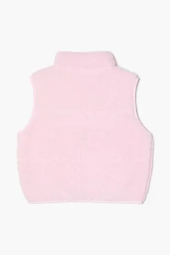 Girls Faux Shearling Vest (Kids)