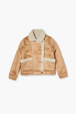 Girls Faux Suede Jacket (Kids)