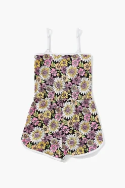 Girls Floral Cami Romper (Kids)