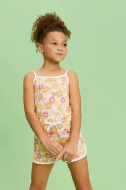 Girls Floral Cami Romper (Kids)