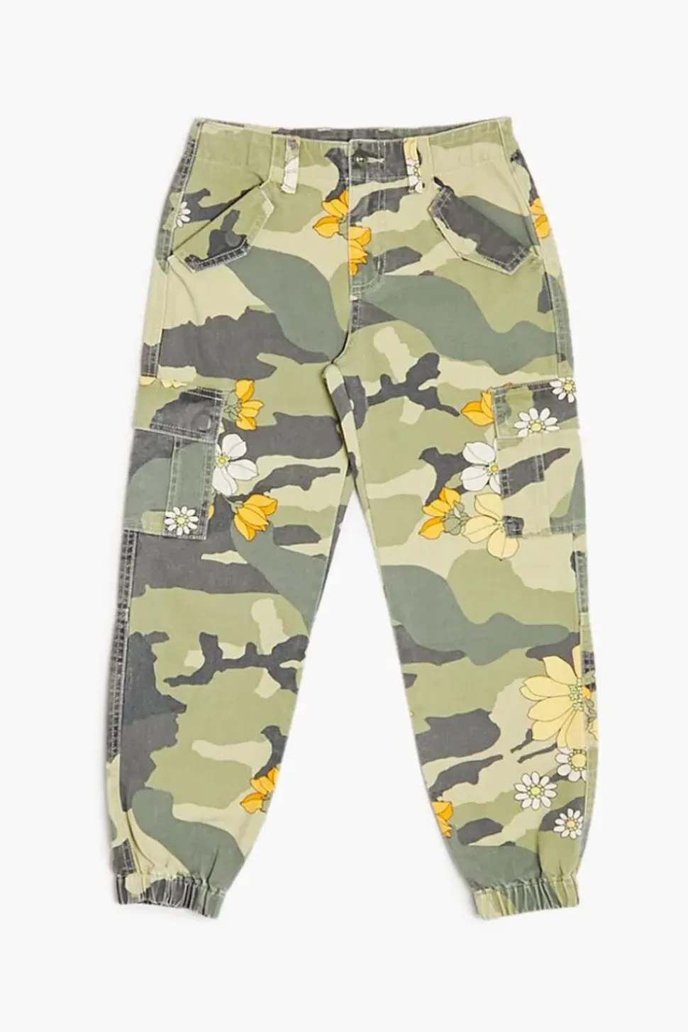 Girls Floral Camo Joggers (Kids)