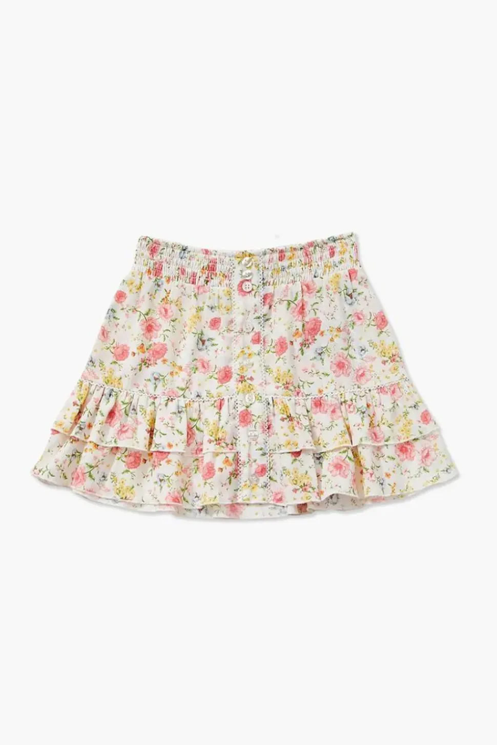 Girls Floral Flounce Skirt (Kids)