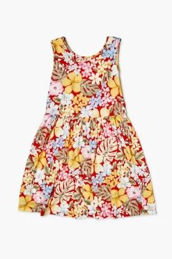 Girls Floral Print Dress (Kids)