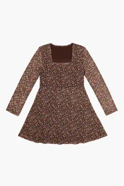 Girls Floral Print Dress (Kids)