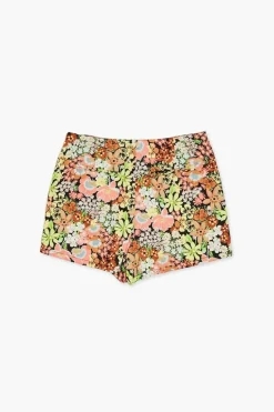 Girls Floral Print Shorts (Kids)