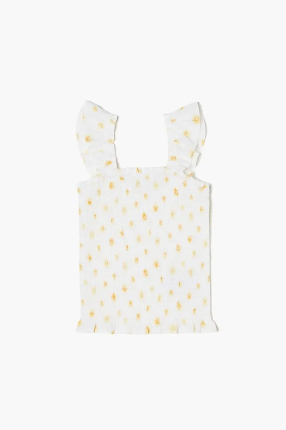 Girls Floral Print Smocked Top (Kids)