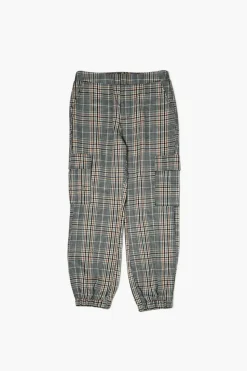 Girls Glen Plaid Cargo Pants (Kids)