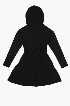 Girls Hooded Drop-Sleeve Dress (Kids)