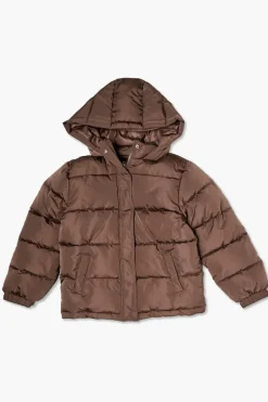 Girls Hooded Puffer Coat (Kids)