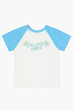 Girls Island Vibes Raglan Tee (Kids)