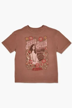 Girls Janis Joplin Graphic Tee (Kids)