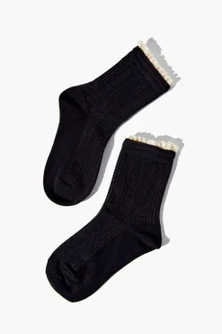 Girls Lace-Trim Crew Socks (Kids)