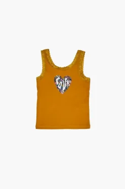 Girls Love Heart Graphic Tank Top (Kids)