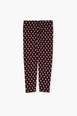 Girls Mushroom Print Leggings (Kids)