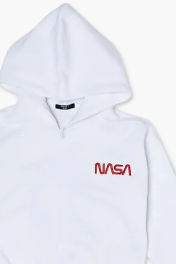 Girls Nasa Zip-Up Hoodie (Kids)