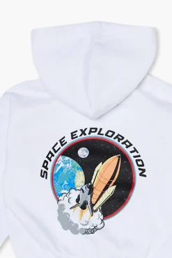 Girls Nasa Zip-Up Hoodie (Kids)