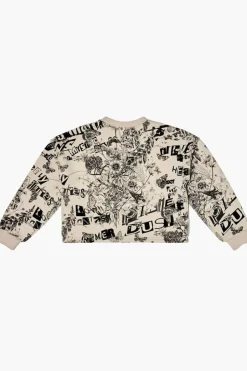Girls Nature Graphic Cropped Pullover (Kids)