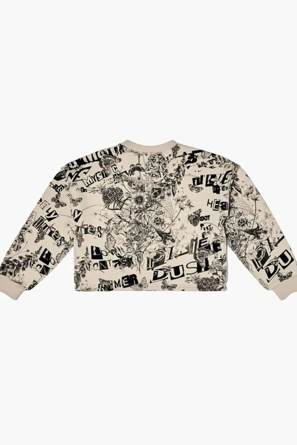 Girls Nature Graphic Cropped Pullover (Kids)