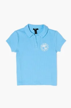 Girls Palm Beach Graphic Polo Shirt (Kids)