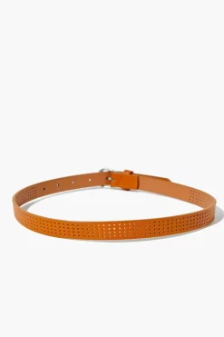 Girls Perforated Faux Leather Belt (Kids)