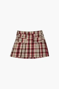 Girls Plaid A-Line Skirt (Kids)