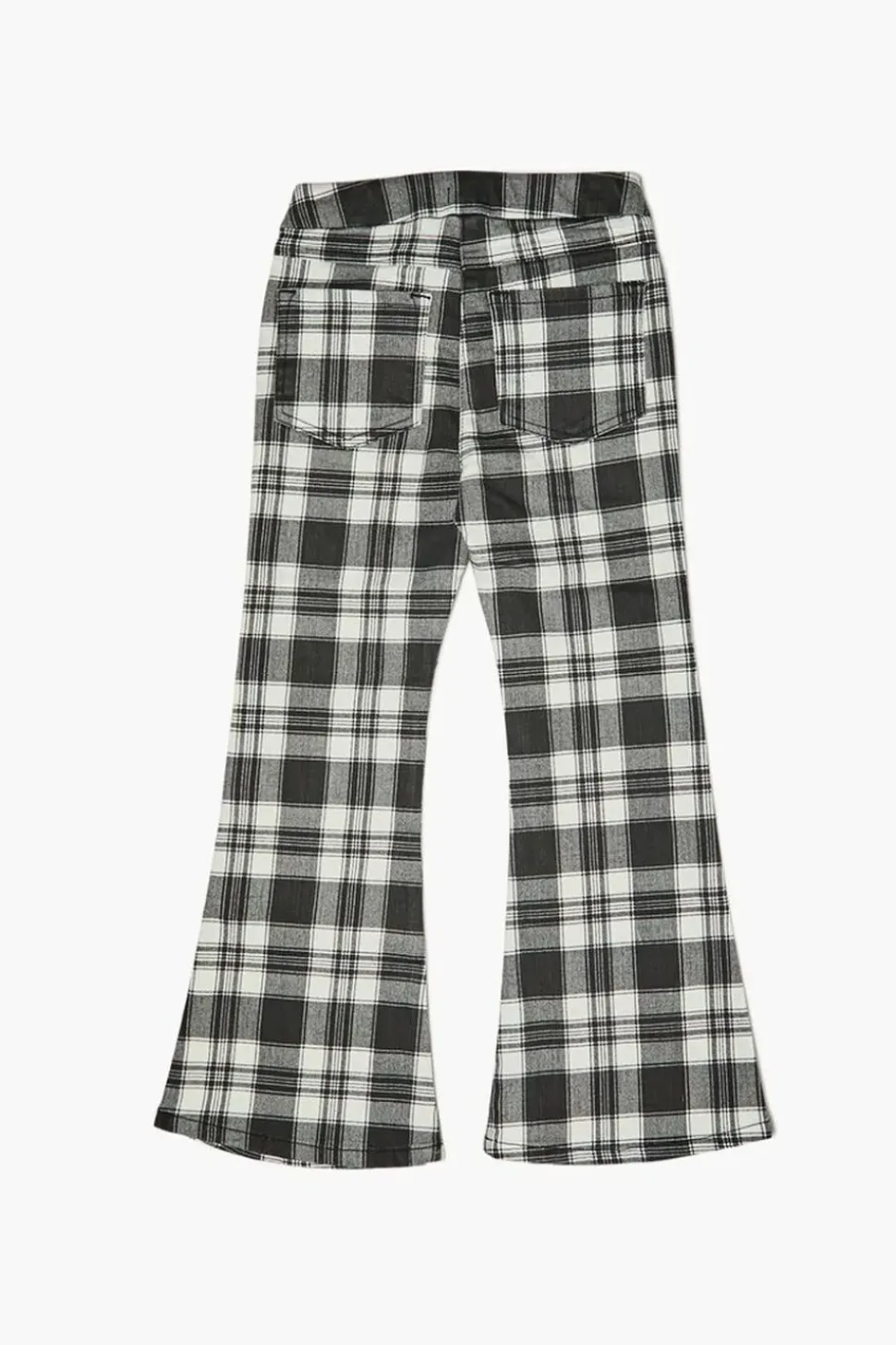 Girls Plaid Flare Pants (Kids)