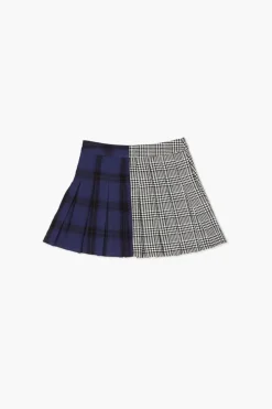 Girls Reworked Plaid Skirt (Kids)