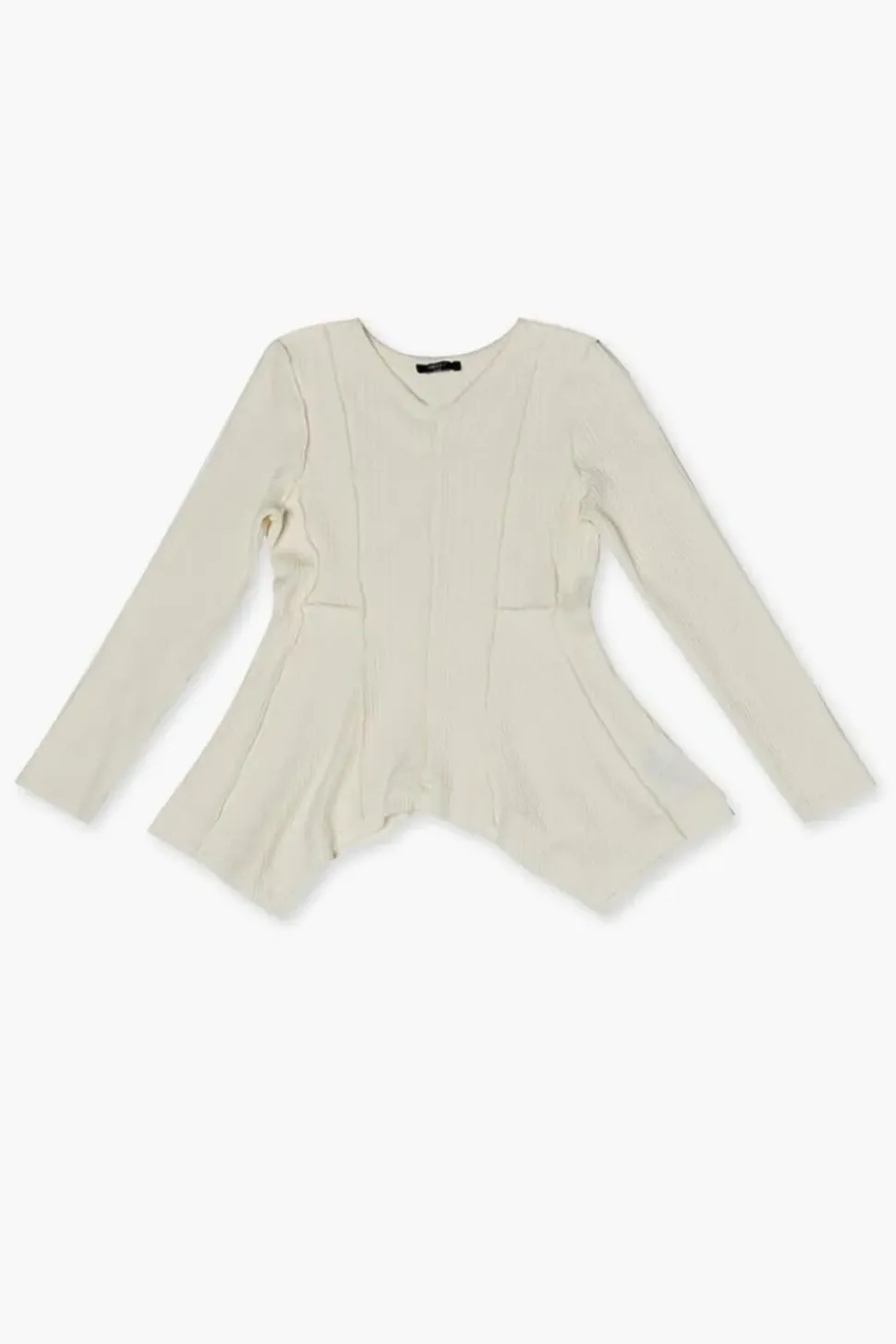 Girls Ribbed Split Hem Top (Kids)