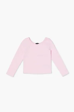 Girls Scoop Neck Long-Sleeve Tee (Kids)