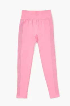 Girls Seamless Ribbed Leggings (Kids)