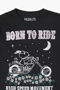 Girls Snoopy Motorcycle Graphic Tee (Kids)
