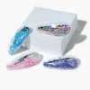 Girls Star Confetti Snap Hair Clip Set (Kids)