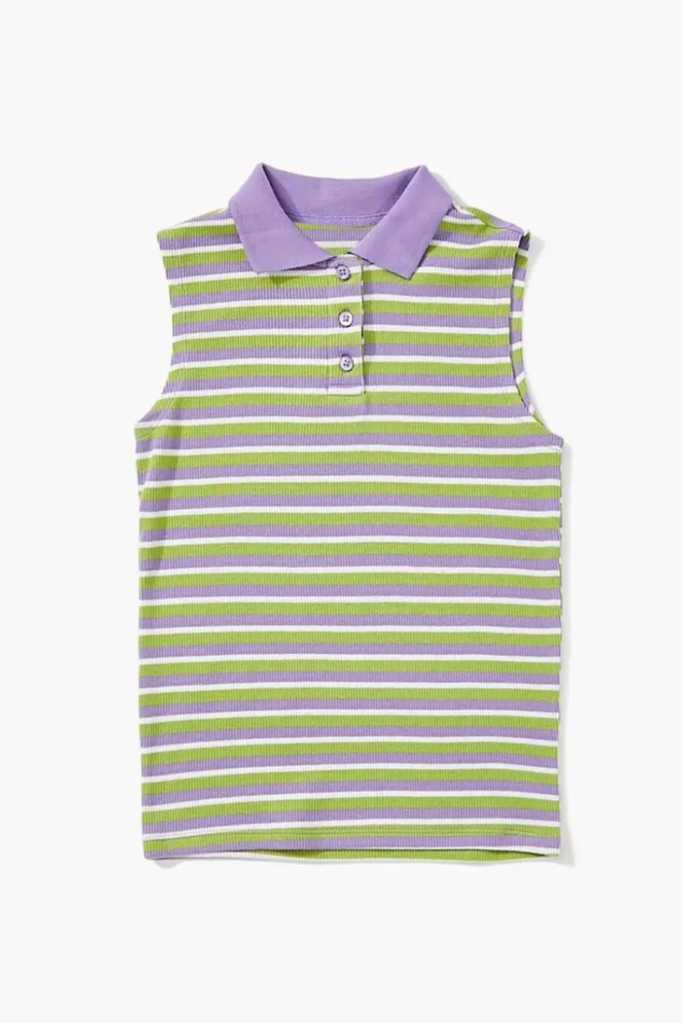 Girls Striped Polo Shirt (Kids)