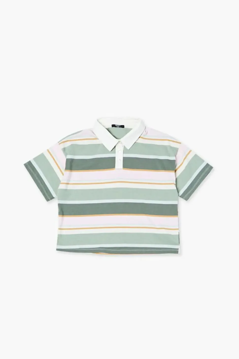 Girls Striped Polo Shirt (Kids)