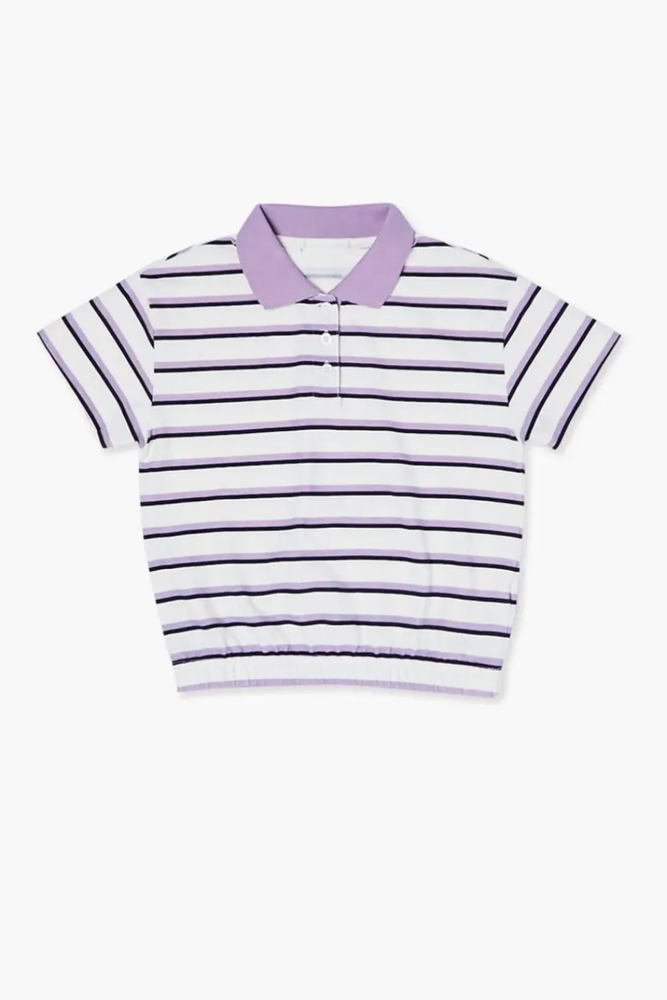 Girls Striped Polo Shirt (Kids)