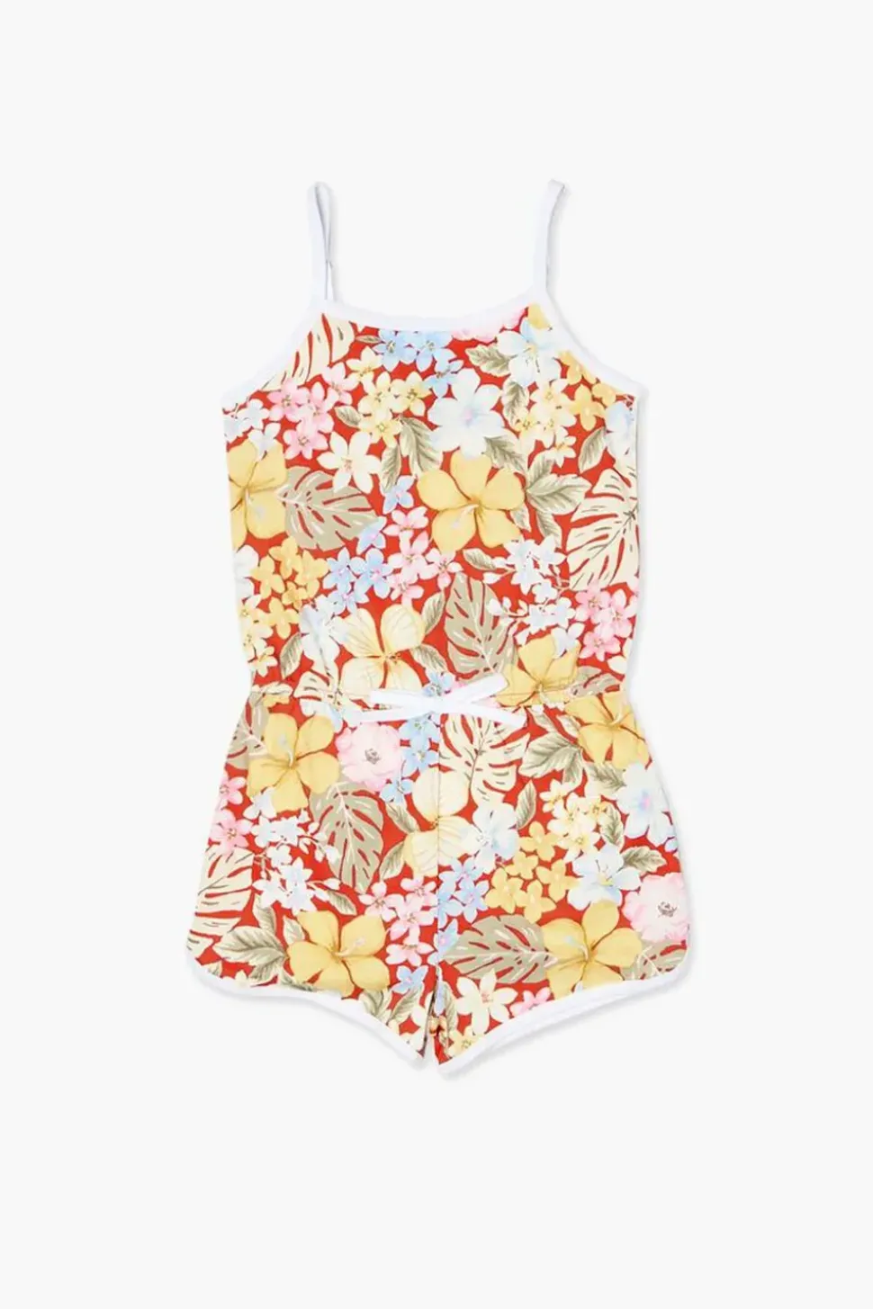 Girls Tropical Floral Print Romper (Kids)