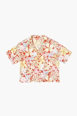 Girls Tropical Floral Print Shirt (Kids)