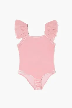 Girls Velvet Bodysuit (Kids)