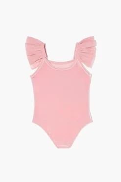 Girls Velvet Bodysuit (Kids)