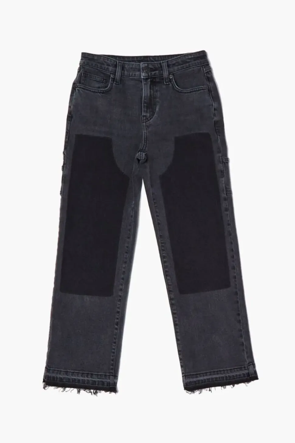 Girls Washed-Panel Jeans (Kids)