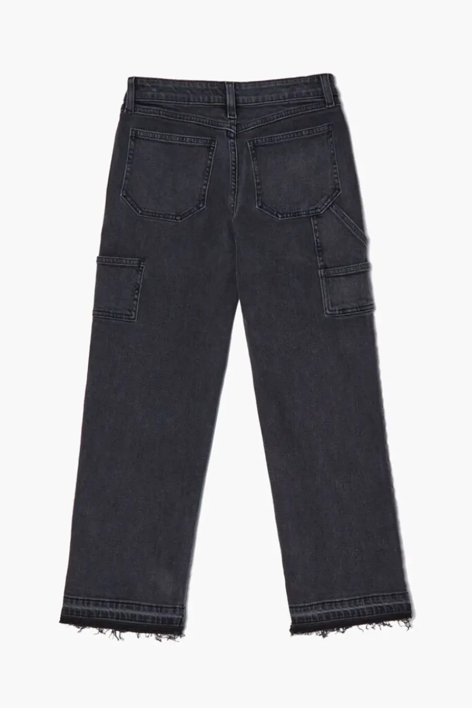 Girls Washed-Panel Jeans (Kids)